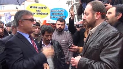 Van Küresünni Düşünce Platformu Van'da AK Parti'yi Protesto Etti