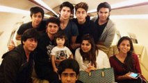 Shah Rukh Snapped With AbRam, Aryan, Suhana | Pics