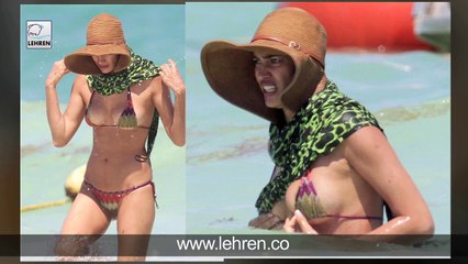 Irina Shayk FLASHES 'Underboob' Accidently