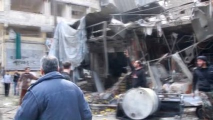 Suriye'de Pazar Yerine "Vakum Bombalı" Saldırı
