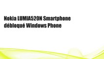 Nokia LUMIA520N Smartphone débloqué Windows Phone