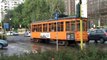 Trams of Milan, Italy May 12, 2010