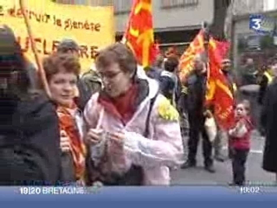 Manifestation Stop-EPR Rennes France 3