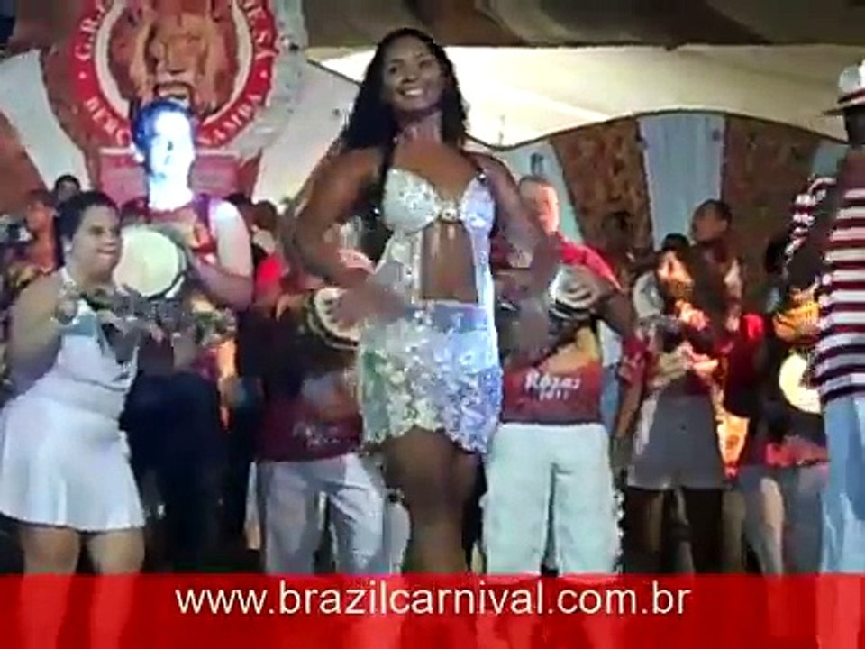 Respect Samba Dance True Brazil Carnival Dancing Rio Brazil Dancing at Estácio de Sá Samba School