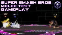 Super Smash Bros Melee Gameplay - Nintendo Gamecube - Peach Sheik Donkey Kong