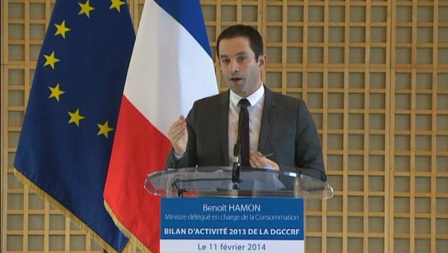 Archive - Benoît Hamon présente le bilan d'action 2013 de la DGCCRF