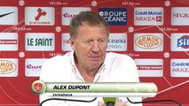 Réaction d'Alex Dupont après Stade Brestois 29 - AJ Auxerre