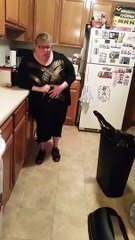 This woman is freaking out over a spider