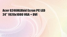 Acer G246HLBbid Ecran PC LED 24