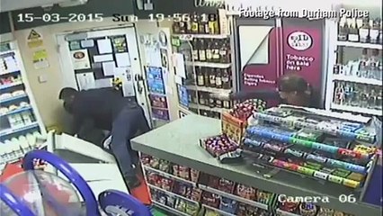 Un Patron de magasin pas commode éclate des voleurs!