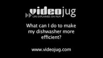 What can I do to make my dishwasher more efficient?: Green Plumbing Defined