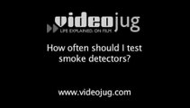 How often should I test smoke detectors?: Childproofing The Hall And Living Room