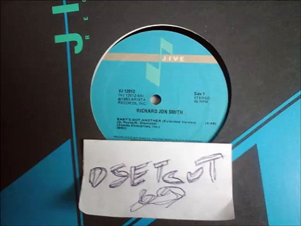 RICHARD JON SMITH -BABY'S GOT ANOTHER(RIP ETCUT)JIVE REC 83