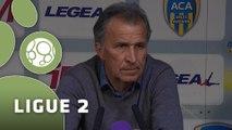 Conférence de presse AC Arles Avignon - Havre AC (0-1) : Victor ZVUNKA (ACA) - Thierry GOUDET (HAC) - 2014/2015