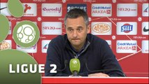 Conférence de presse Stade Brestois 29 - AJ Auxerre (0-1) : Alex  DUPONT (SB29) - Jean-Luc VANNUCHI (AJA) - 2014/2015