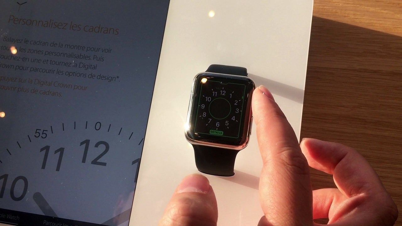 Prise en main de l'Apple Watch