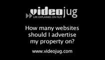 How many websites should I advertise my property on?: Selling Online