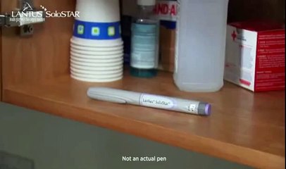 Injecting Insulin With the Lantus SoloSTAR Pen