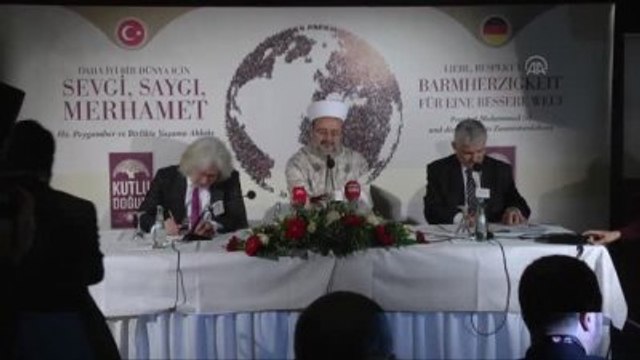 Diyanet İşleri Başkanı Görmez'in Basın Toplantısı