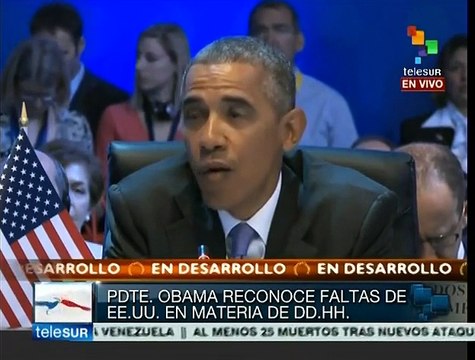 Obama reconoce violaciones de EE.UU. a los DD.HH.