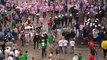 Croatian hooligans attack on police EURO 2012 in Poznan (Poland)