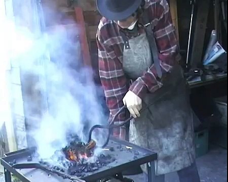 Forging a Railroad Spike Knife