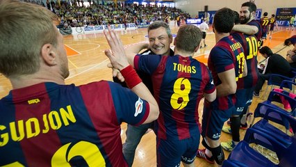 FCB  Handbol: Reacciones título de liga 2014/15
