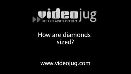 How are diamonds sized?: Diamond Basics