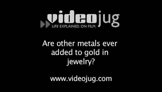 Are other metals ever added to gold in jewelry?: Types Of Gold