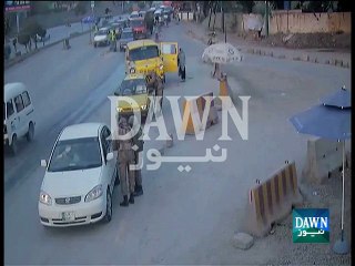 CCTV footage of Peshawar attack on security forces