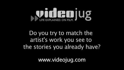 Do you try to match the artist's work you see to the stories you already have?: Becoming A Comic Book Artist