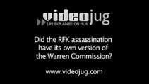 Did the RFK assassination have its own version of the Warren Commission?: Assassination Conspiracies