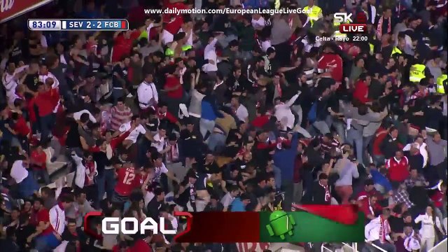 Kevin Gameiro 2:2 | Sevilla - Barcelona 11.04.2015 HD