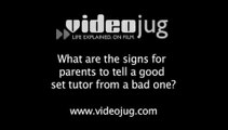 What are the signs for parents to tell a good set tutor, or a bad one?: Schooling For Child Actors
