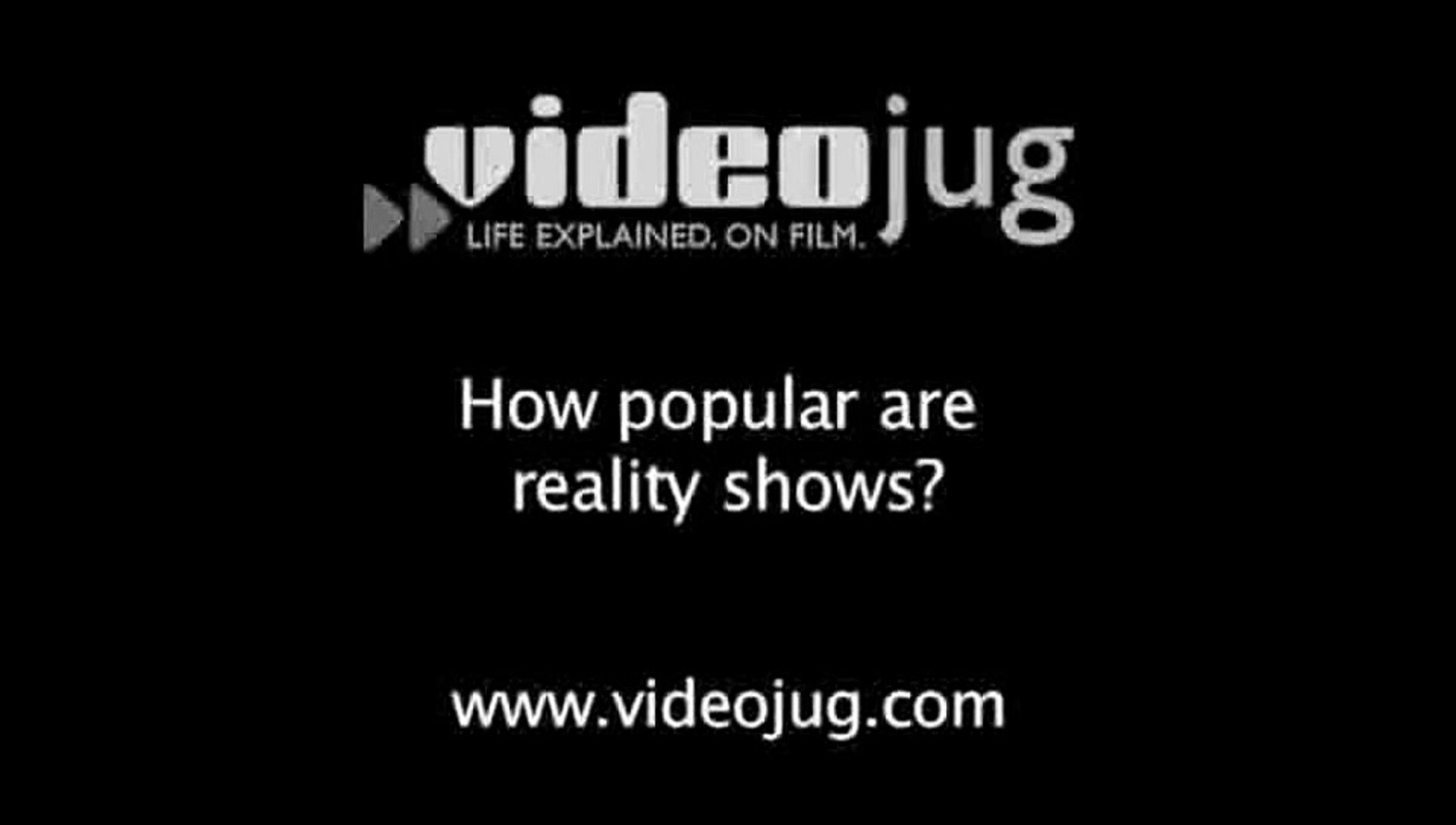 ⁣How popular are reality shows?: Reality TV Basics