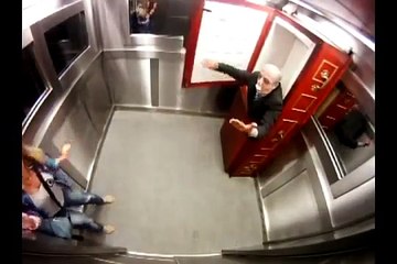 Extremely Scary Corpse Elevator Prank in Brazil