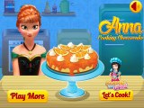 Anna cooking cheese cake - Frozen princess Anna baking cheese cake game
