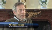 What does a day in the life of a children's laureate involve?: About Michael Rosen