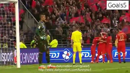 Edinson Cavani Goal Bastia 0 - 3 PSG Coupe de France 11-4-2015