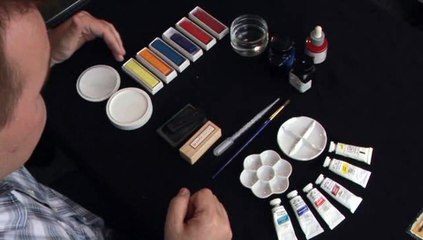 How To Handle Calligraphy Ink Stick And Grinding Stone