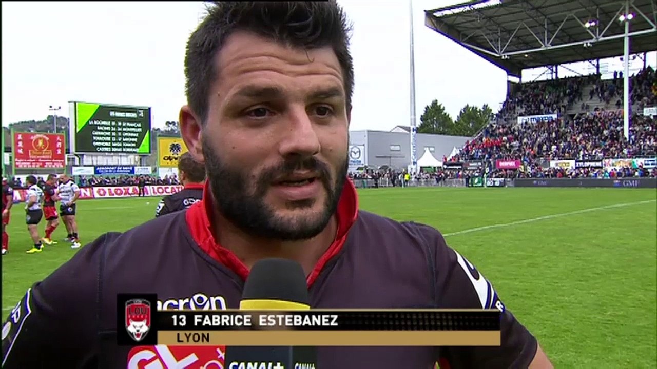 TOP14 - Brive-Lyon: Interview Fabrice Estebanez (LYO) - J22 - Saison 2014/2015