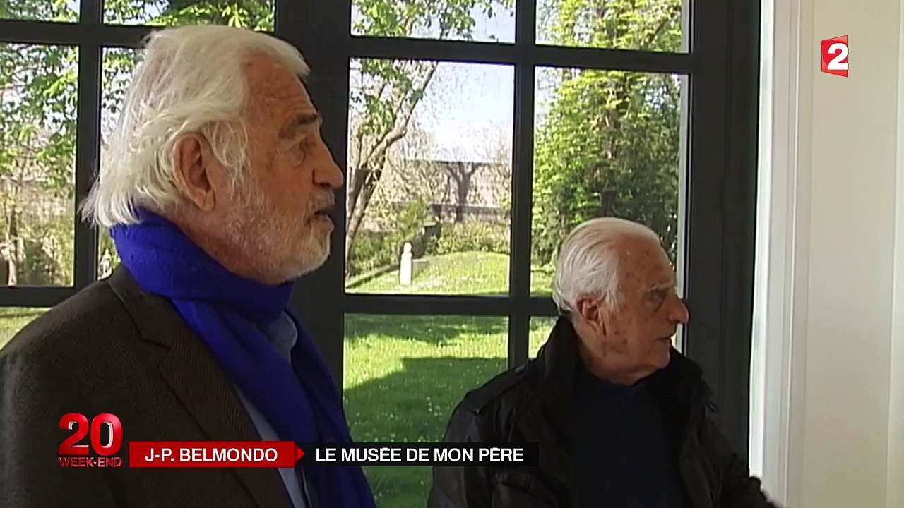 Jean-Paul Belmondo rend hommage à son père sculpteur