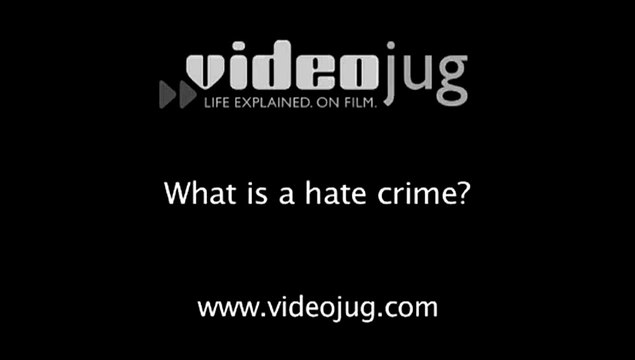 What is a hate crime?: Street Crime Defined