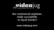 Are commercial airplanes really susceptible to liquid bombs?: Explosives Studied In CSI