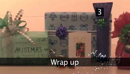 How To Create An Xmas Card Using Wrapping Paper