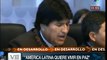 Evo Morales: El pueblo venezolano y el Caribe no somos amenaza