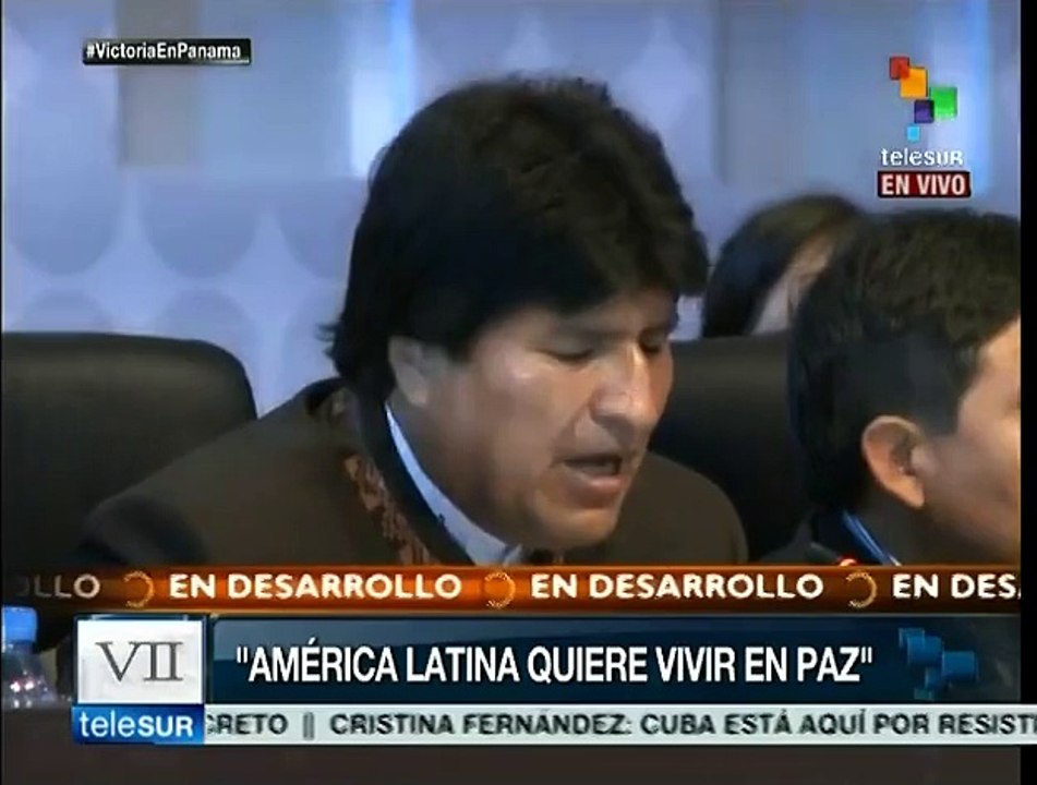 Evo Morales: El pueblo venezolano y el Caribe no somos amenaza