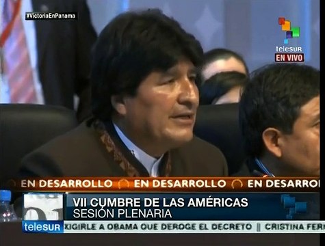 Evo Morales agradece apoyo a reivindicación marítima