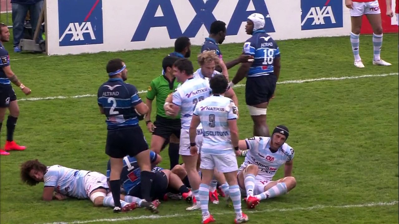TOP14 - Racing-Métro 92 - Montpellier: Essai 2 Antonie Claassen (RM92) - J22 - Saison 2014/2015