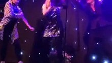 Isabella,Nicolline en Aike tijdens het concert van 11 April
